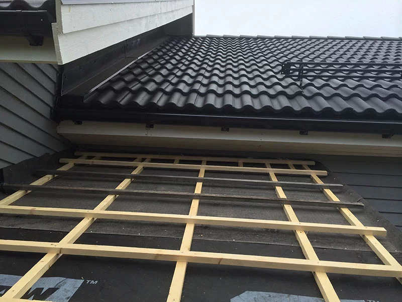 3. Byta Garagetak med Papptak Osterlen Skane