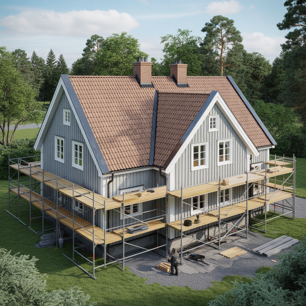 6.Takbyten for storre hus Vad du bor tanka pa